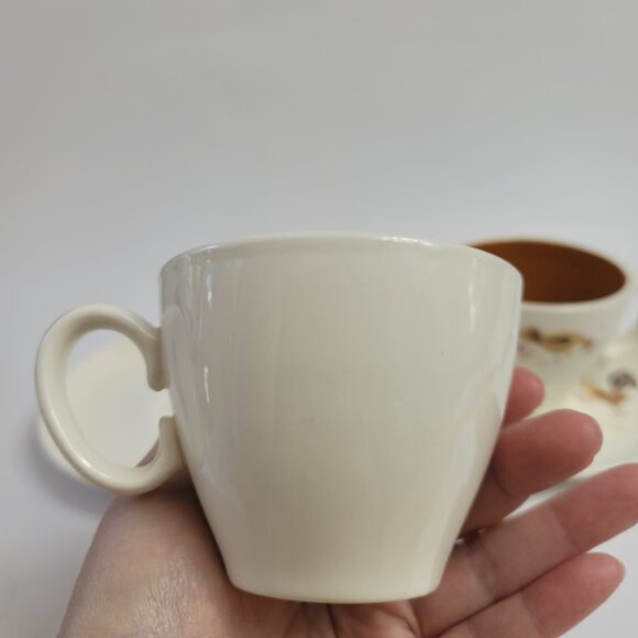 TWO Taylor Smith Taylor Break-O-Day Ever Yours Cup & Saucer Sets Chickens - Picture 2 of 10